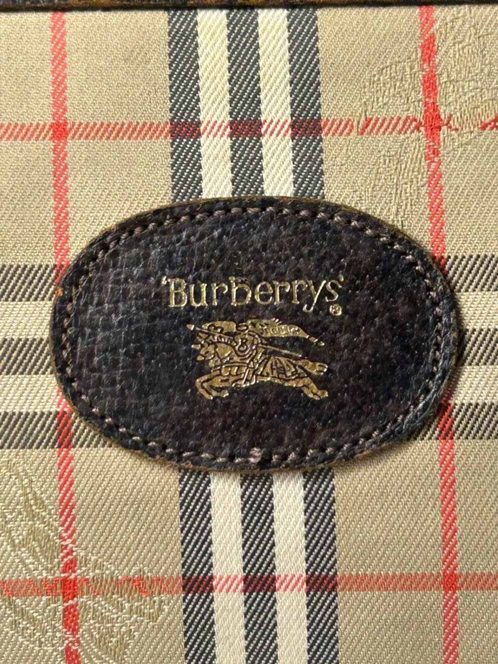 Vintage Burberry Nova Check Canvas Clutch Bag - Picture 2 of 12